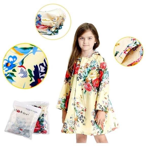 💚 Girls Rain Jacket - Picture 4 of 5